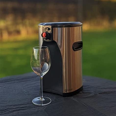 boxxle stainless steel classy boxed wine dispenser|3 bottle wine dispenser.